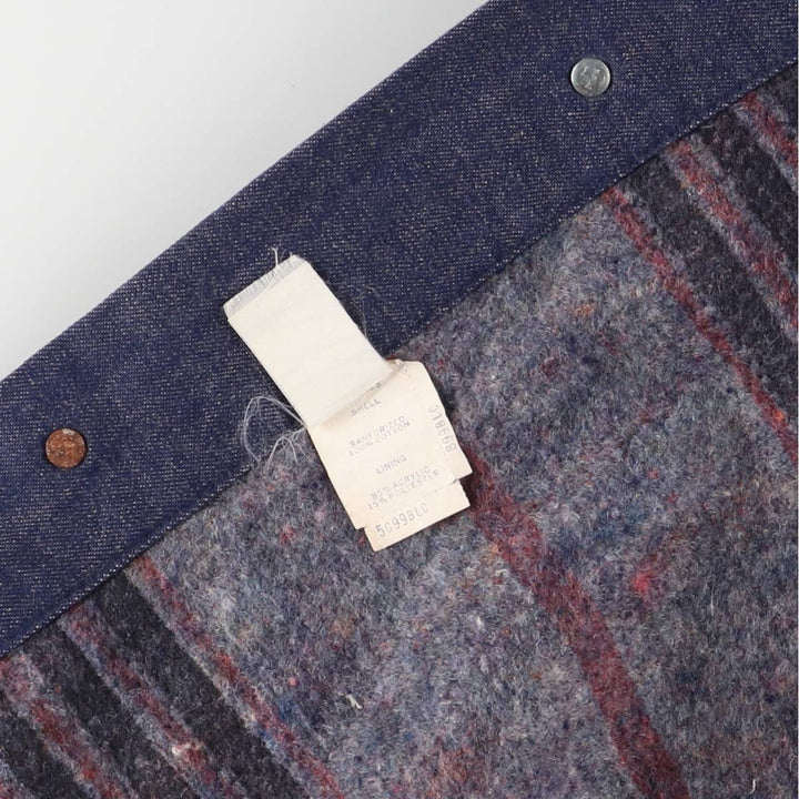 Vintage 1970'S Blue Bell bat-dyed denim coverall, men's size M cotton navy blue type Vintage Second Hand