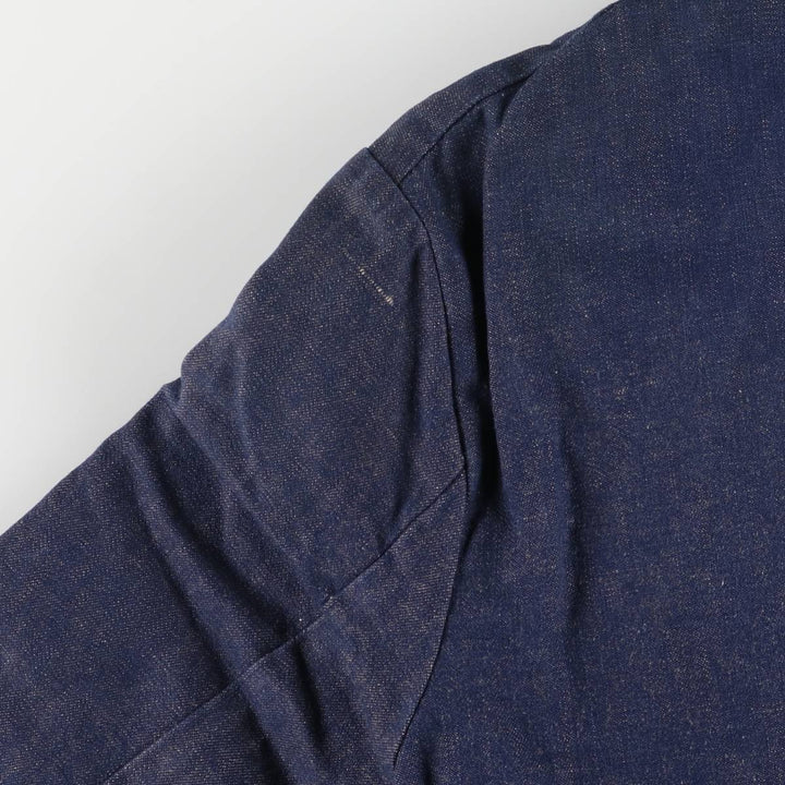 Vintage 1970'S Blue Bell bat-dyed denim coverall, men's size M cotton navy blue type Vintage Second Hand