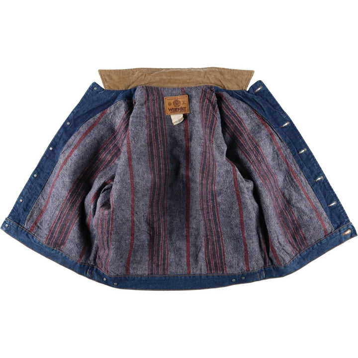 Vintage Wrangler denim jacket, men's size XL cotton blue type Vintage Second Hand