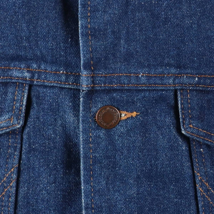 Vintage Wrangler denim jacket, men's size XL cotton blue type Vintage Second Hand