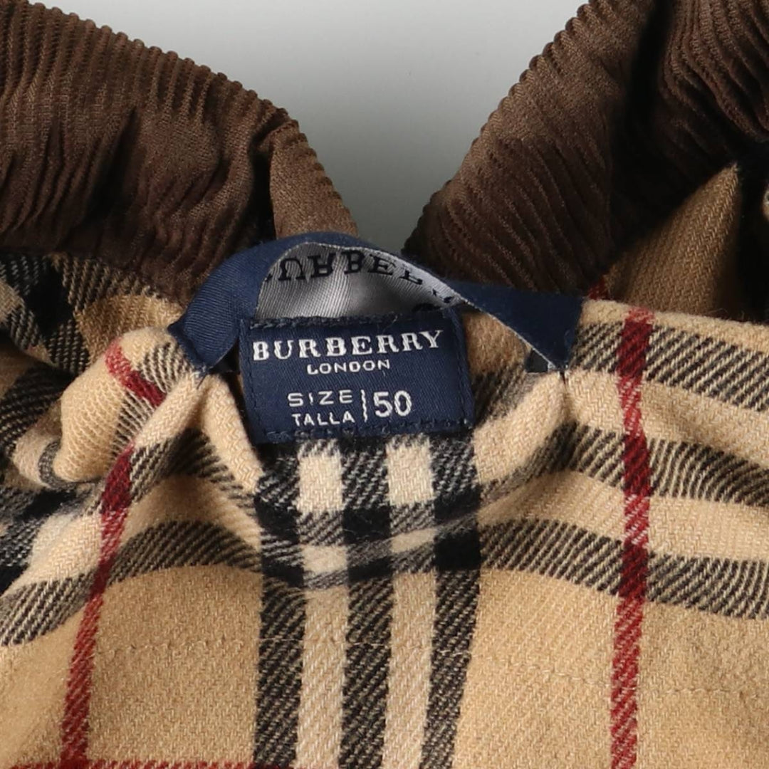 Burberry's BURBERRY LONDON padded puffer jacket, men's size L polyamide navy blue type Vintage Second Hand