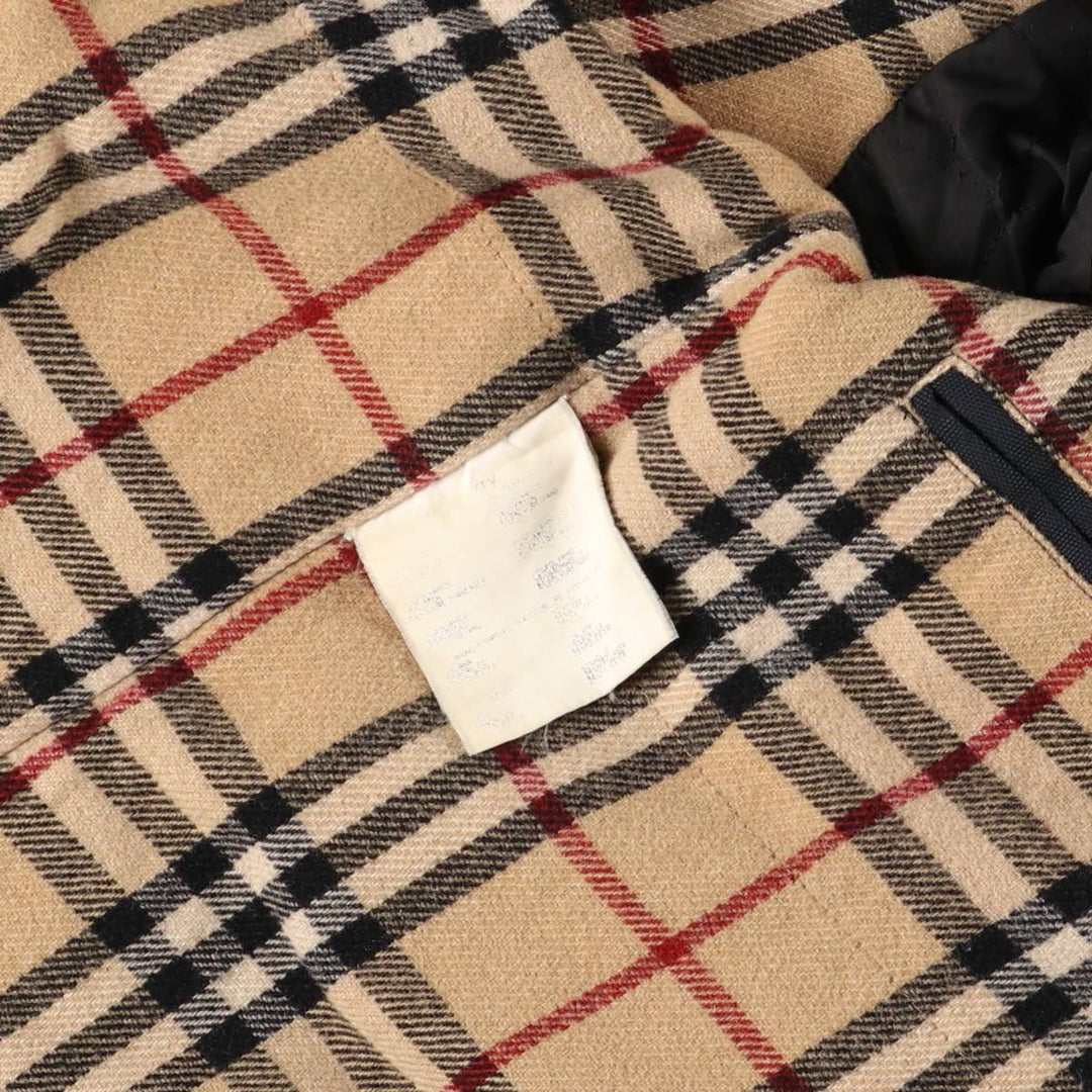 Burberry's BURBERRY LONDON padded puffer jacket, men's size L polyamide navy blue type Vintage Second Hand