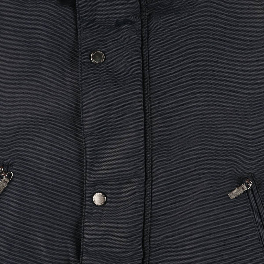 Burberry's BURBERRY LONDON padded puffer jacket, men's size L polyamide navy blue type Vintage Second Hand