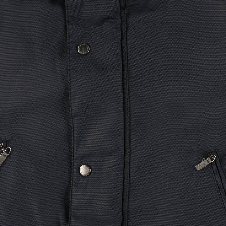 Burberry's BURBERRY LONDON padded puffer jacket, men's size L polyamide navy blue type Vintage Second Hand