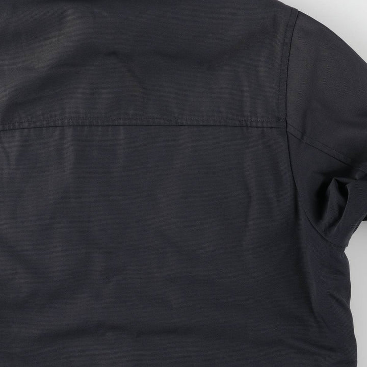 Burberry's BURBERRY LONDON padded puffer jacket, men's size L polyamide navy blue type Vintage Second Hand