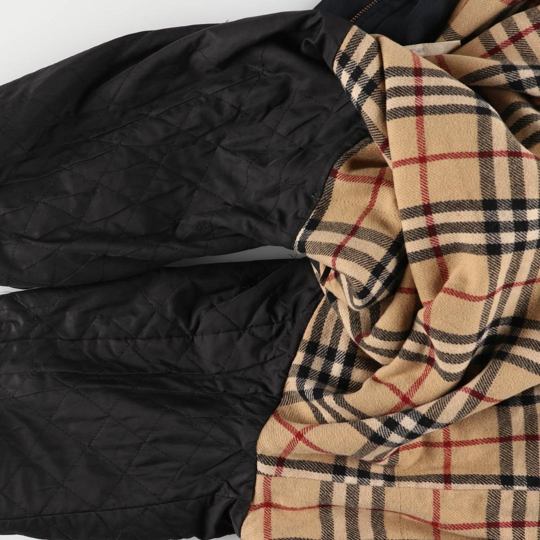 Burberry's BURBERRY LONDON padded puffer jacket, men's size L polyamide navy blue type Vintage Second Hand