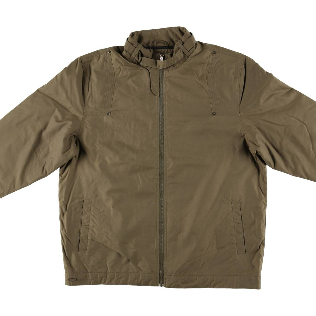 Oakley OAKLEY padded puffer jacket, men's XL size Nylon Khaki type brown Vintage Second Hand