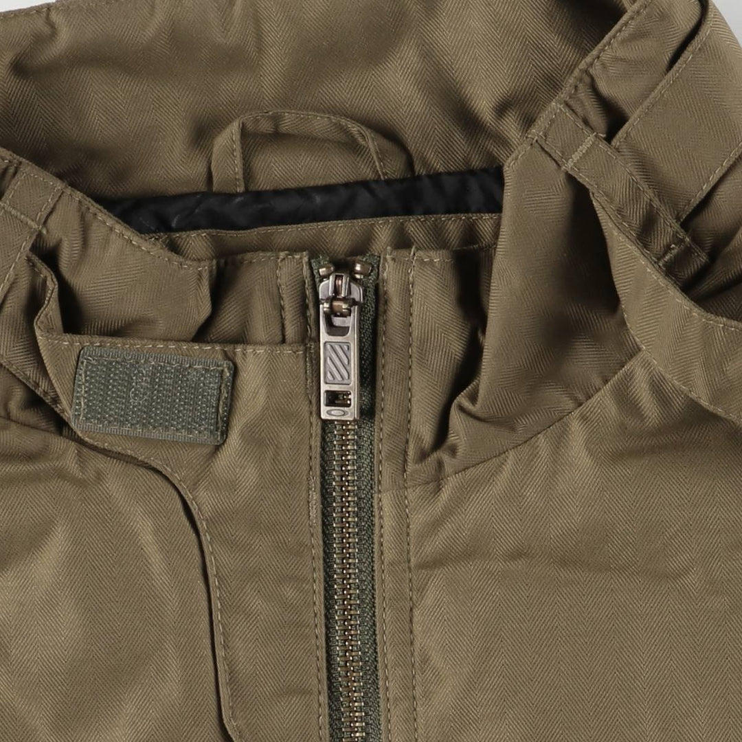 Oakley OAKLEY padded puffer jacket, men's XL size Nylon Khaki type brown Vintage Second Hand