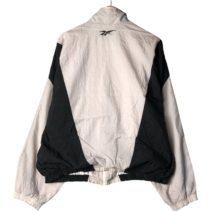 90'S Reebok nylon jacket, men's size L, vintage Nylon gray type Vintage Second Hand
