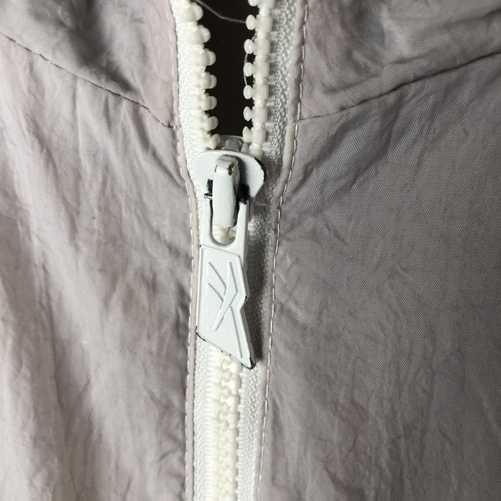 90'S Reebok nylon jacket, men's size L, vintage Nylon gray type Vintage Second Hand