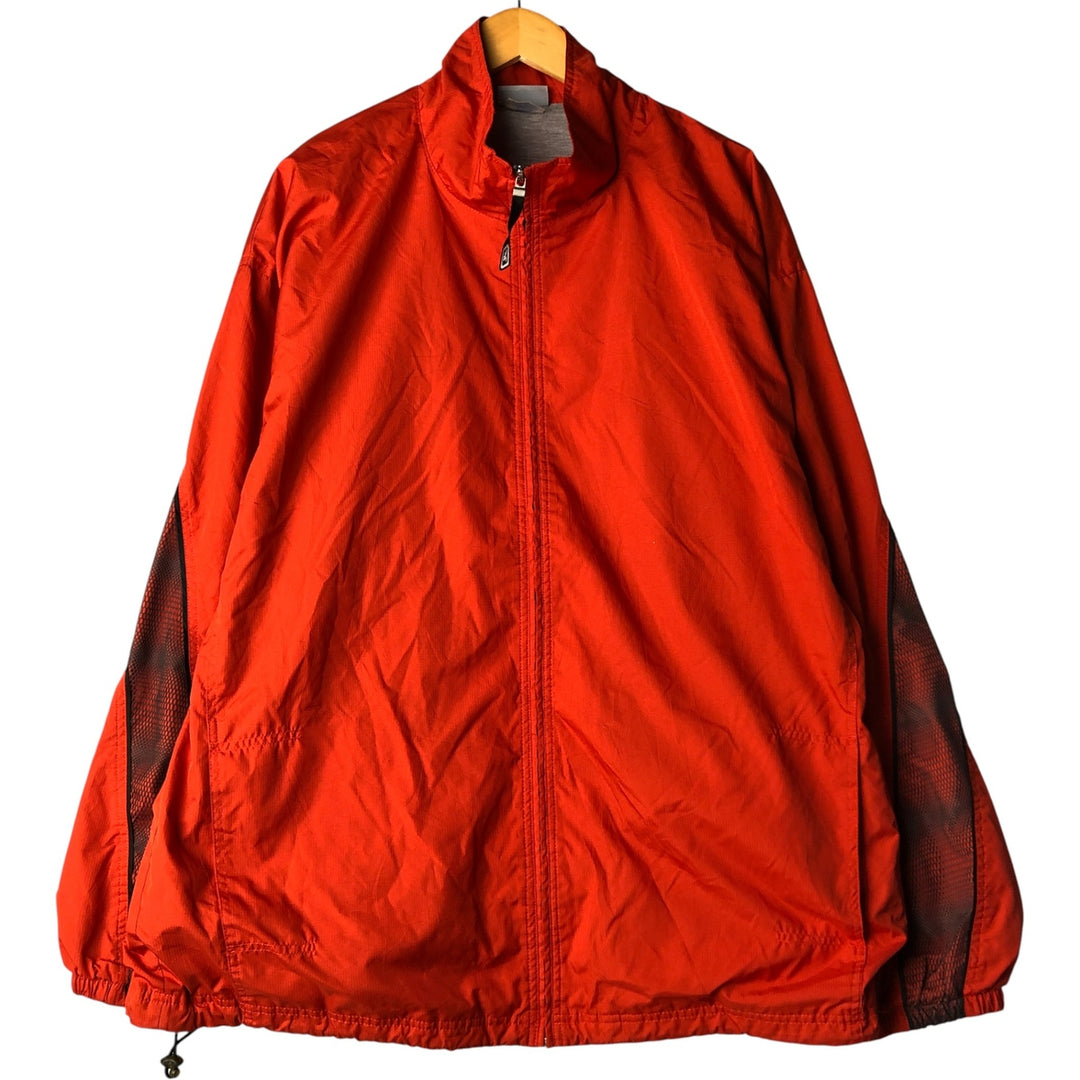Reebok Ripstop Windbreaker, Men's XXL polyester red type Vintage Second Hand
