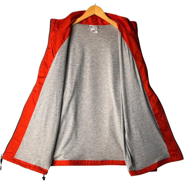 Reebok Ripstop Windbreaker, Men's XXL polyester red type Vintage Second Hand
