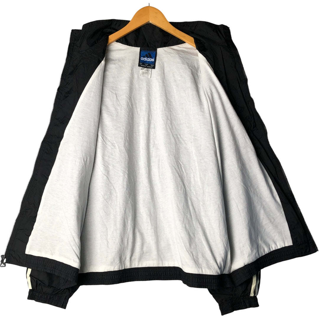 90'S Adidas Team Nylon Jacket, Men's, Size L, Vintage Nylon black type Vintage Second Hand