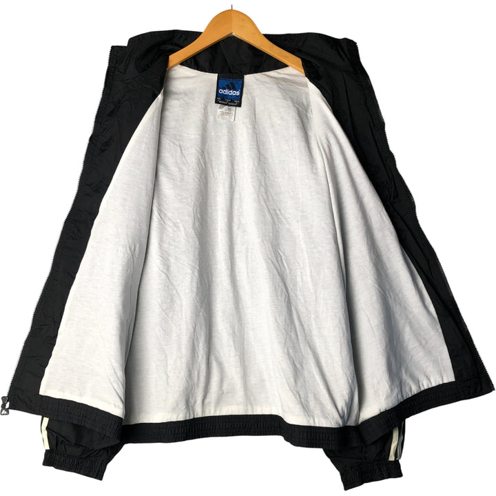 90'S Adidas Team Nylon Jacket, Men's, Size L, Vintage Nylon black type Vintage Second Hand