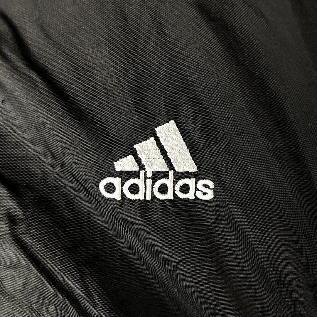 90'S Adidas Team Nylon Jacket, Men's, Size L, Vintage Nylon black type Vintage Second Hand