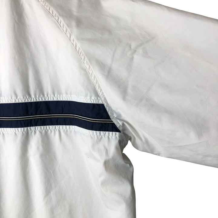 Vintage 90'S Nike Half-Zip Hooded Warm-Up Pullover, Men's XL polyester white type Vintage Second Hand