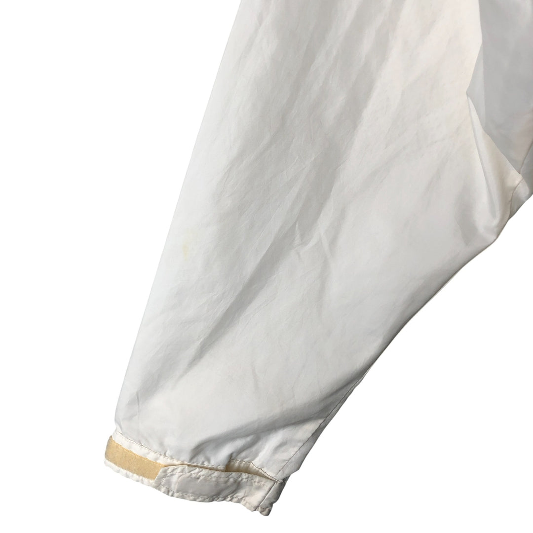 Vintage 90'S Nike Half-Zip Hooded Warm-Up Pullover, Men's XL polyester white type Vintage Second Hand