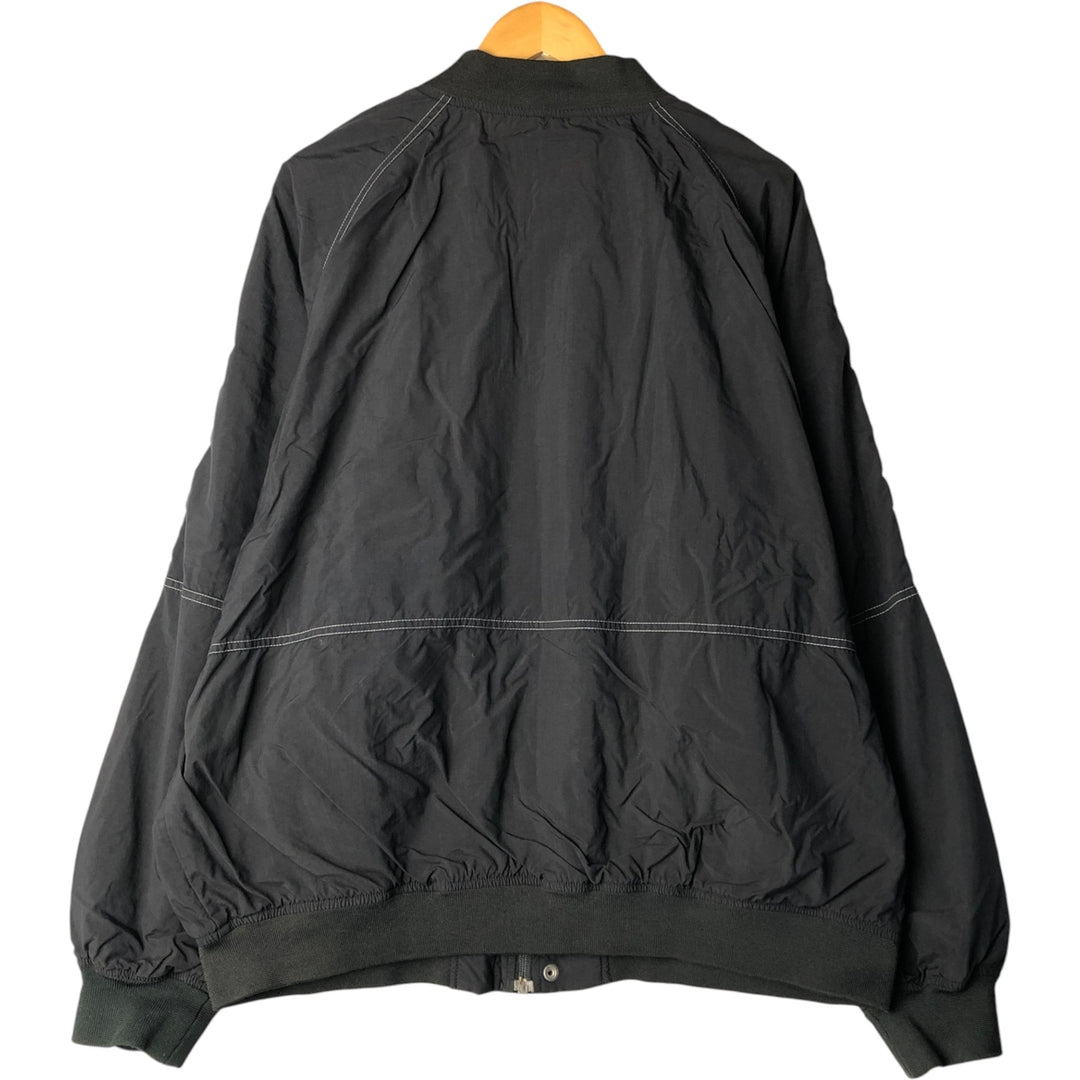 90'S Nike NIKE Nylon Jacket Men's XL Size Vintage Nylon black type Vintage Second Hand