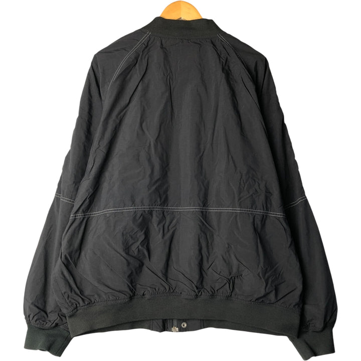 90'S Nike NIKE Nylon Jacket Men's XL Size Vintage Nylon black type Vintage Second Hand