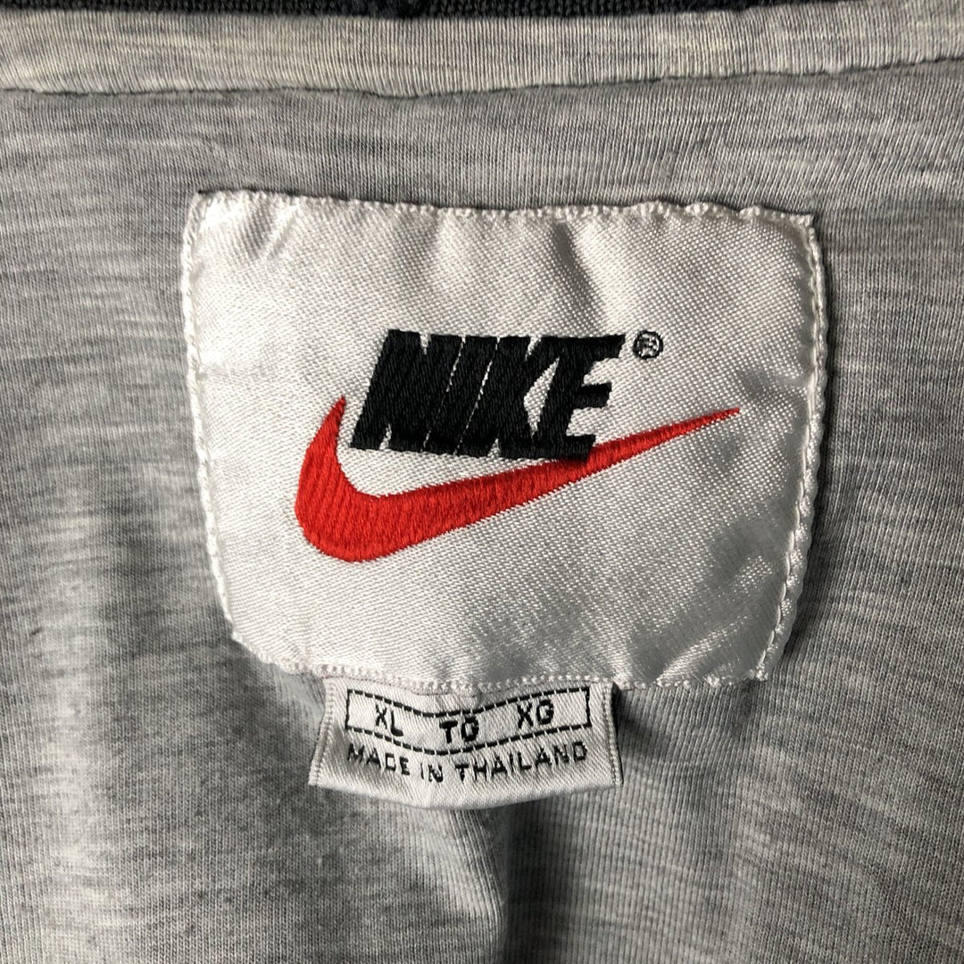 90'S Nike NIKE Nylon Jacket Men's XL Size Vintage Nylon black type Vintage Second Hand