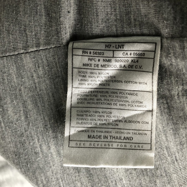 90'S Nike NIKE Nylon Jacket Men's XL Size Vintage Nylon black type Vintage Second Hand