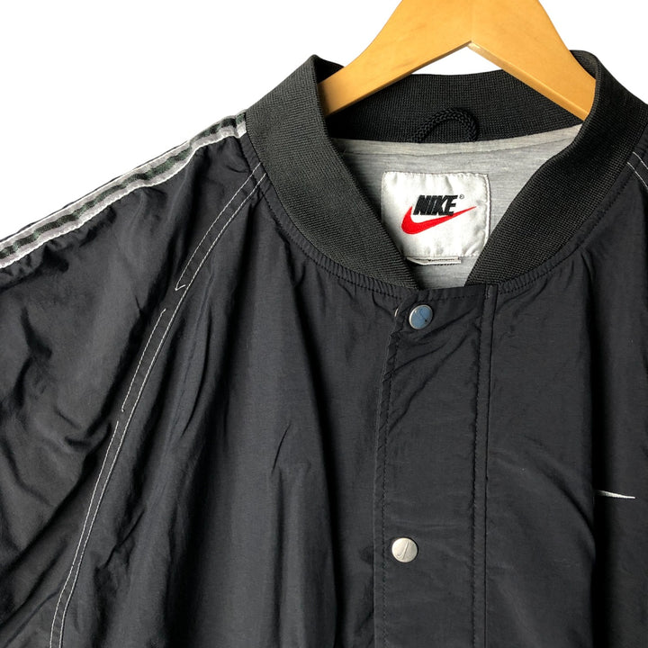 90'S Nike NIKE Nylon Jacket Men's XL Size Vintage Nylon black type Vintage Second Hand