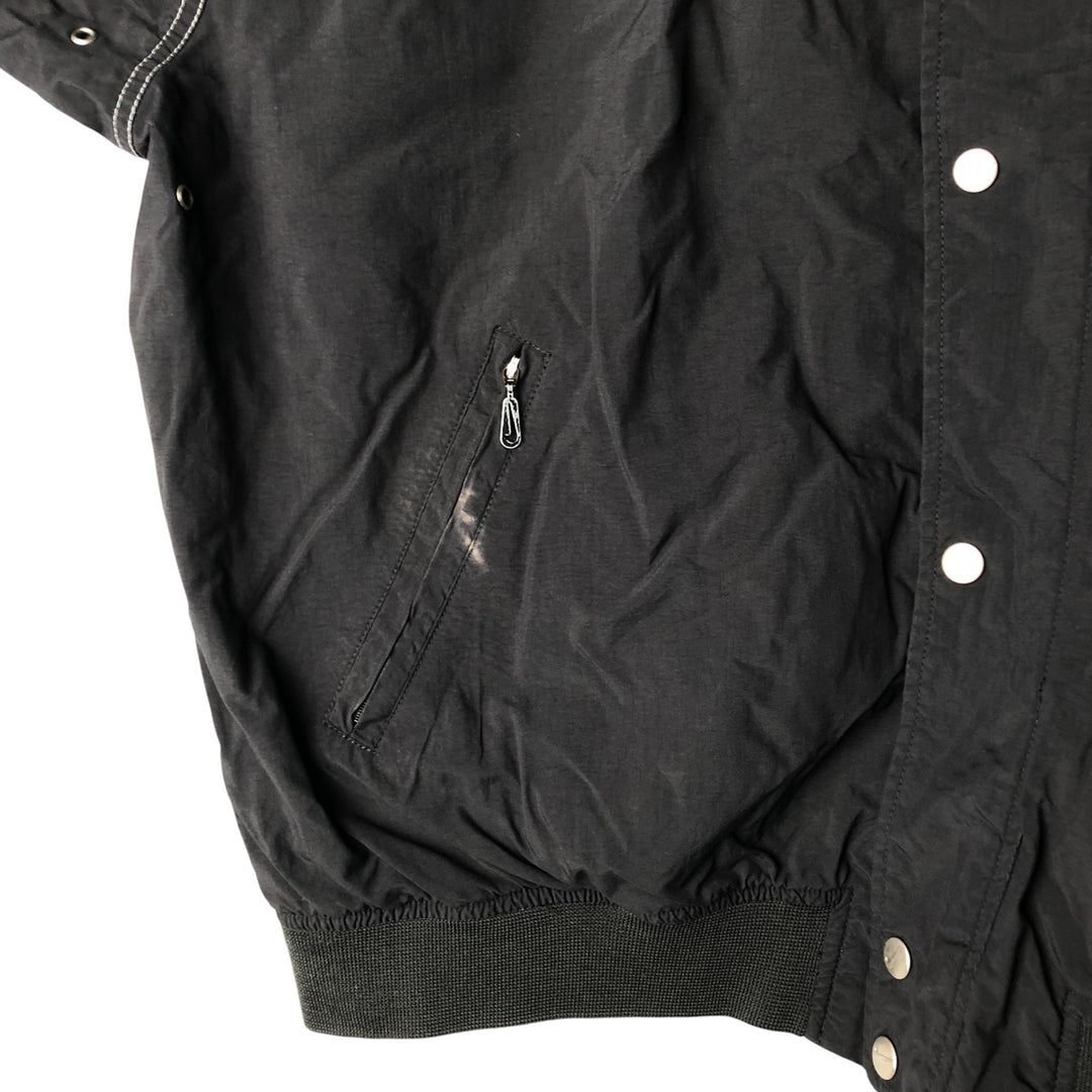 90'S Nike NIKE Nylon Jacket Men's XL Size Vintage Nylon black type Vintage Second Hand
