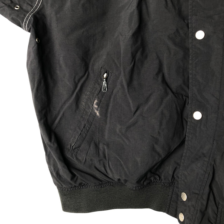 90'S Nike NIKE Nylon Jacket Men's XL Size Vintage Nylon black type Vintage Second Hand