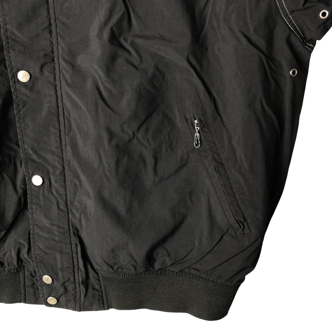 90'S Nike NIKE Nylon Jacket Men's XL Size Vintage Nylon black type Vintage Second Hand