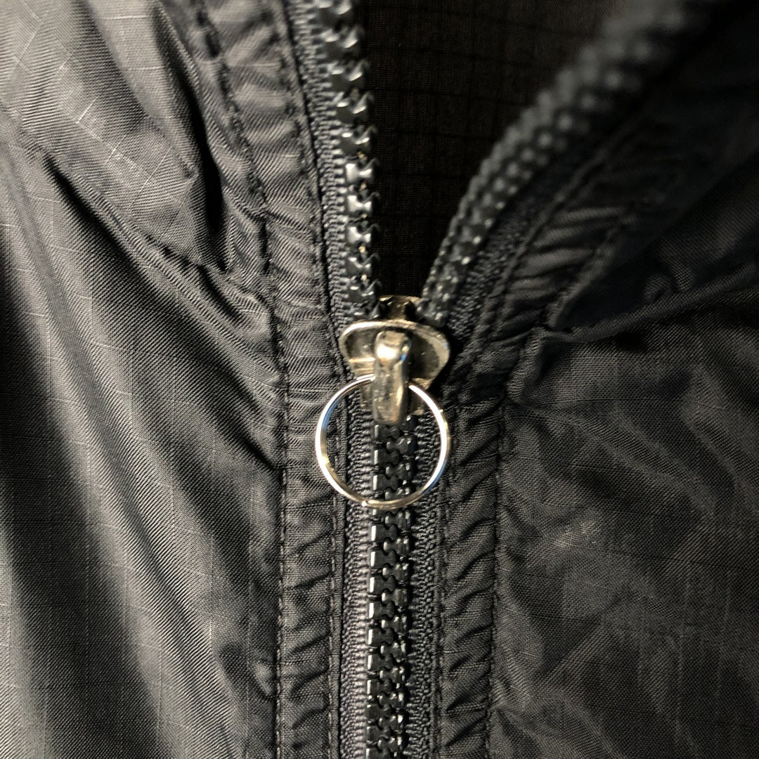 90'S Nike Ripstop Nylon Jacket, Men's Size L, Vintage Nylon black type Vintage Second Hand