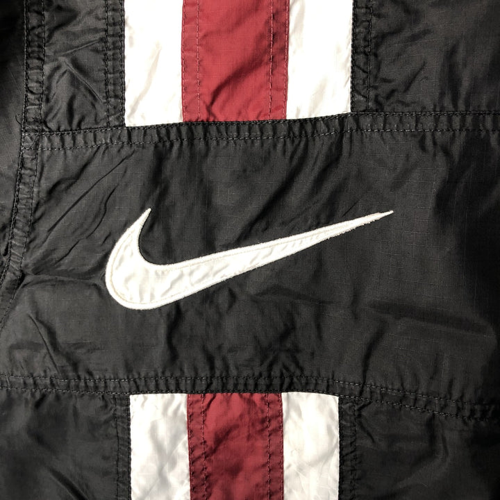 90'S Nike Ripstop Nylon Jacket, Men's Size L, Vintage Nylon black type Vintage Second Hand