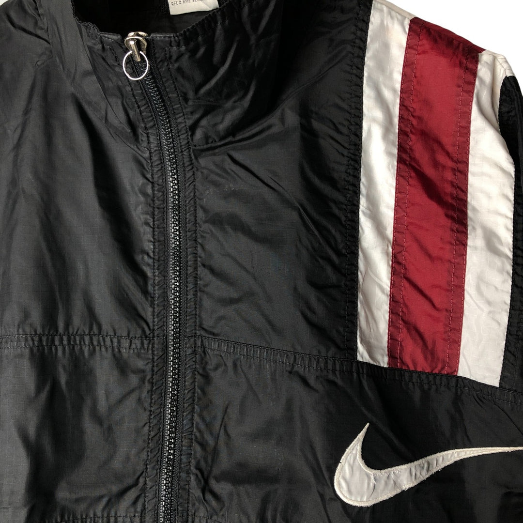90'S Nike Ripstop Nylon Jacket, Men's Size L, Vintage Nylon black type Vintage Second Hand