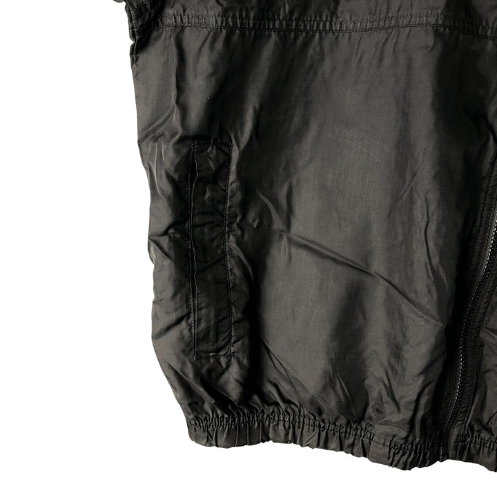 90'S Nike Ripstop Nylon Jacket, Men's Size L, Vintage Nylon black type Vintage Second Hand
