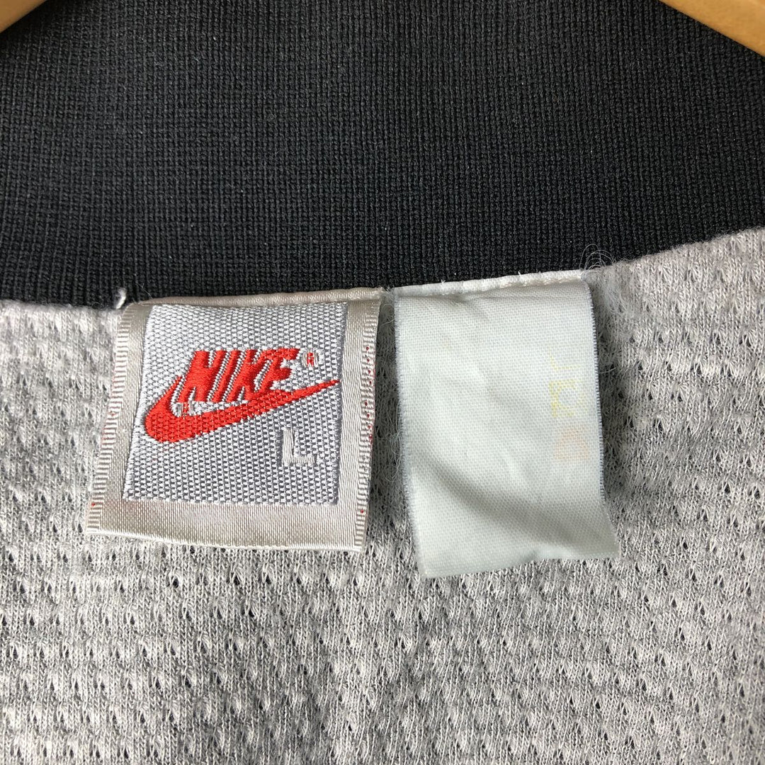 90'S Nike Silver Tag Back Logo Windbreaker Men's Size L unclear black type Vintage Second Hand