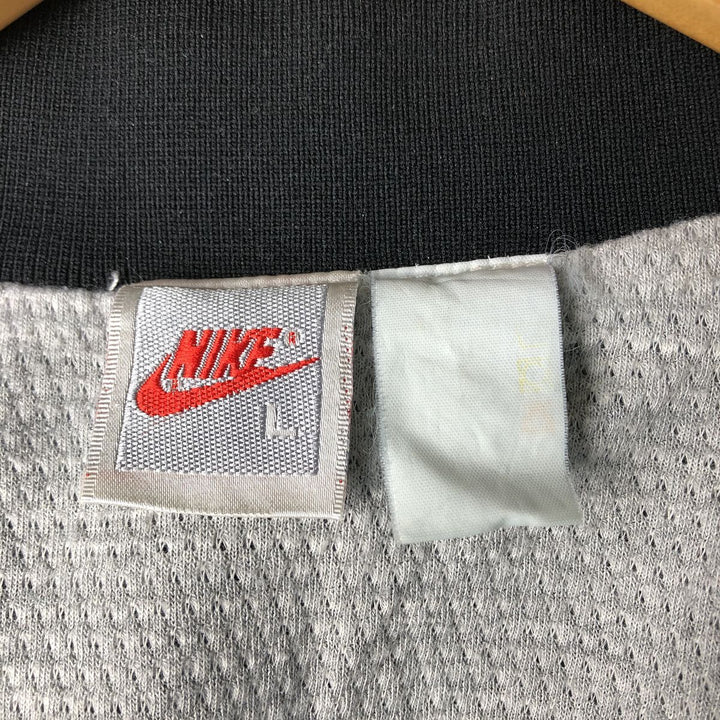 90'S Nike Silver Tag Back Logo Windbreaker Men's Size L unclear black type Vintage Second Hand