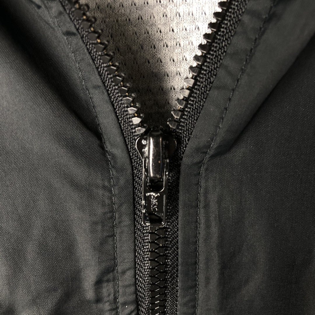 90'S Nike Silver Tag Back Logo Windbreaker Men's Size L unclear black type Vintage Second Hand