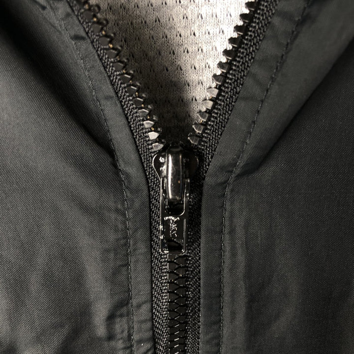 90'S Nike Silver Tag Back Logo Windbreaker Men's Size L unclear black type Vintage Second Hand