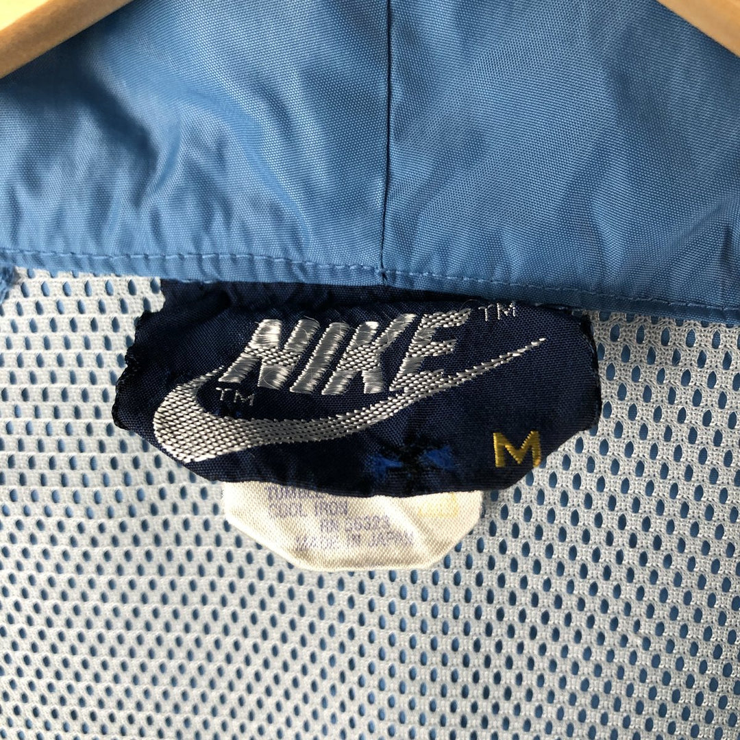 Vintage 1980'S Nike nylon parka, size M, men's Nylon blue type Vintage Second Hand
