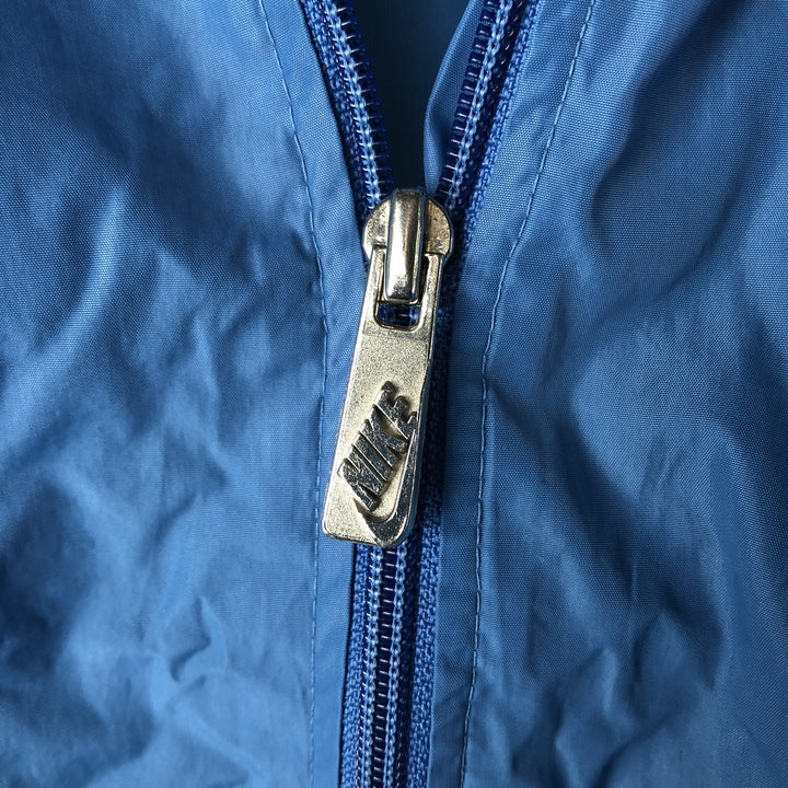 Vintage 1980'S Nike nylon parka, size M, men's Nylon blue type Vintage Second Hand