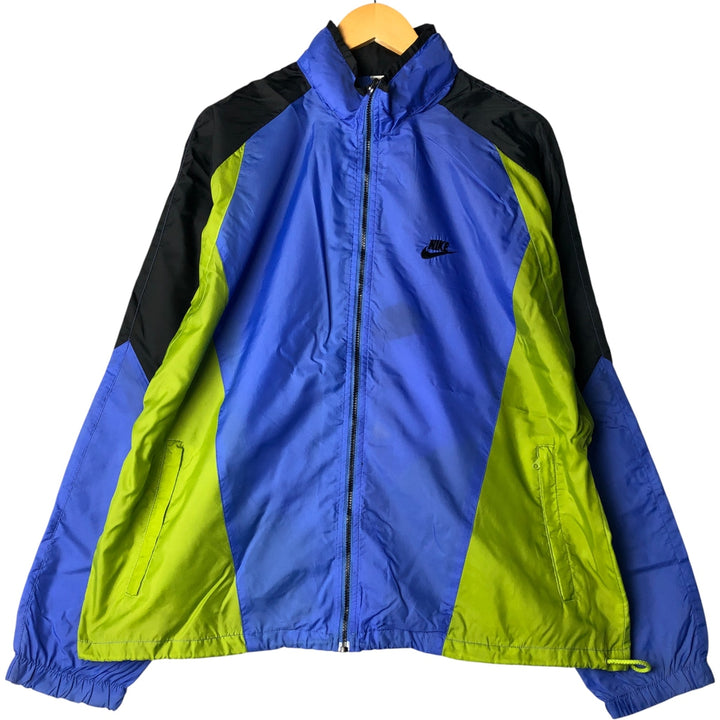 90'S Nike Silver Tag Windbreaker Men's Size L Vintage unclear blue type Vintage Second Hand