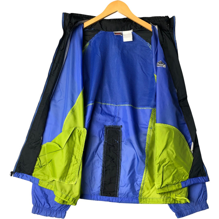 90'S Nike Silver Tag Windbreaker Men's Size L Vintage unclear blue type Vintage Second Hand