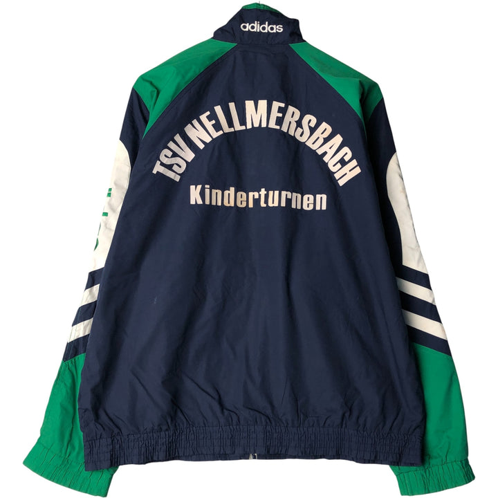 90'S Adidas Windbreaker Men's Size L Vintage polyester navy blue type Vintage Second Hand