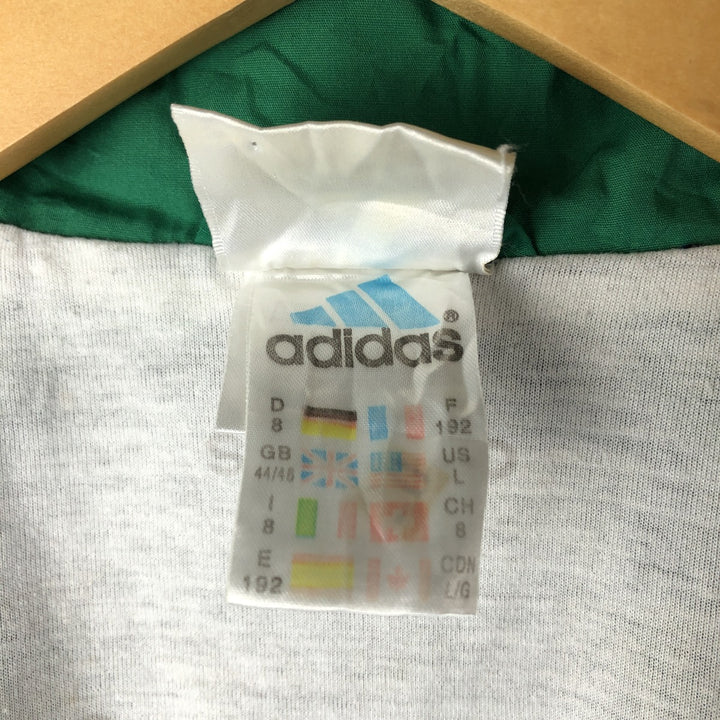 90'S Adidas Windbreaker Men's Size L Vintage polyester navy blue type Vintage Second Hand