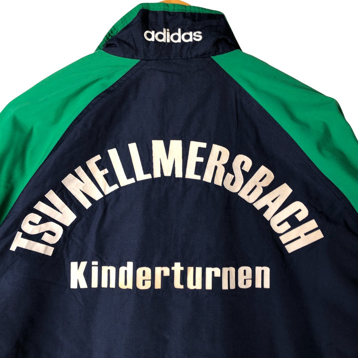 90'S Adidas Windbreaker Men's Size L Vintage polyester navy blue type Vintage Second Hand