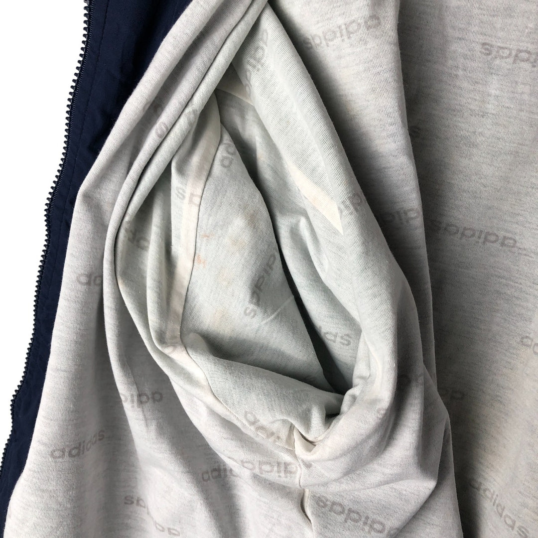 90'S Adidas Windbreaker Men's Size L Vintage polyester navy blue type Vintage Second Hand