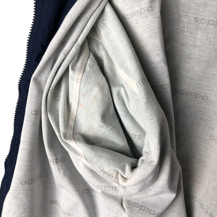 90'S Adidas Windbreaker Men's Size L Vintage polyester navy blue type Vintage Second Hand