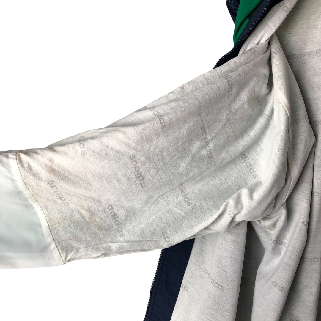 90'S Adidas Windbreaker Men's Size L Vintage polyester navy blue type Vintage Second Hand