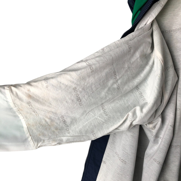 90'S Adidas Windbreaker Men's Size L Vintage polyester navy blue type Vintage Second Hand