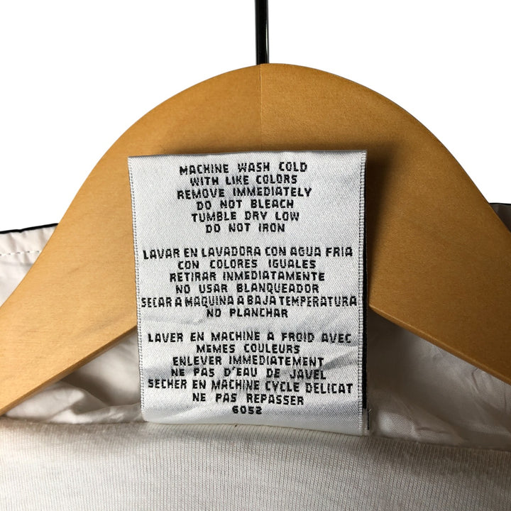 Vintage 80s-90'S Adidas back logo windbreaker, size M, men's polyester white type Vintage Second Hand