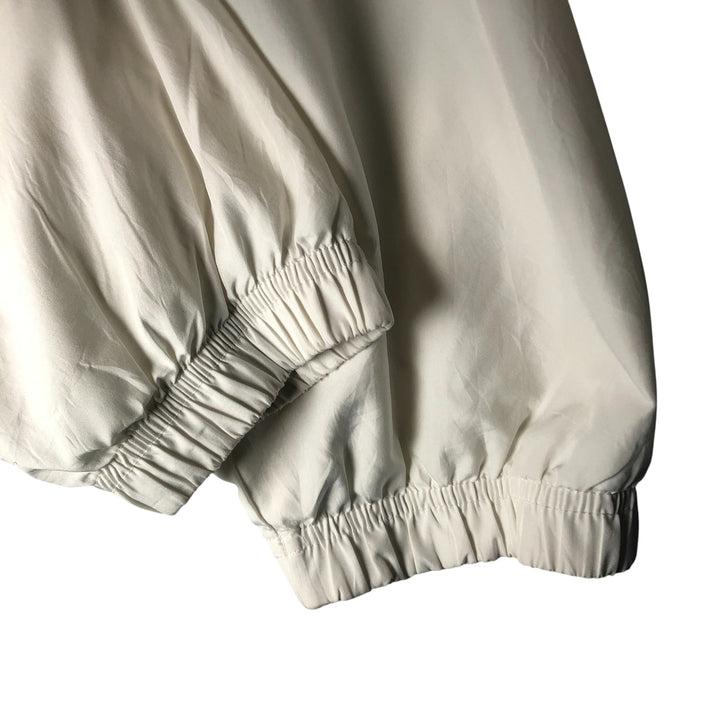 Vintage 80s-90'S Adidas back logo windbreaker, size M, men's polyester white type Vintage Second Hand